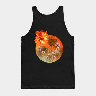 Autumn colours harvest moon  fall positive thinking Tank Top